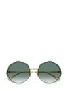 Chloé Eyewear Honore Sunglasses In Gold