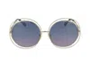 Chloé Sunglasses In Gold Gold Blue