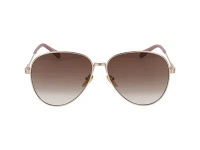 Chloé Sunglasses In Gold Gold Brown