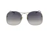 Chloé Sunglasses In Gold Gold Grey