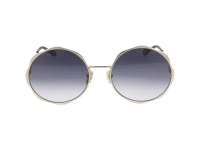 Chloé Sunglasses In Gold Gold Grey