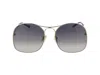 Chloé Sunglasses In Gold Gold Grey