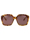 Chloé Salome Sunglasses In Havana-havana-violet