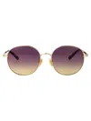 Chloé Chloe Geometrical Sunglasses Ch0325 S 001 In Multi