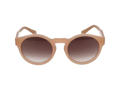 Chloé Sunglasses In Nude Nude Brown