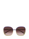 Chloé Full Frame Sunglasses In Purple