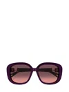 Chloé Ch0303sk Marcie-linea Sunglasses In Burgundy