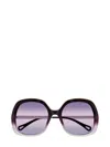 Chloé Eyewear Square-frame Sunglasses In Blue