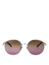 Chloé Chloe Geometrical Sunglasses Ch0325 S 002 In Silver