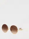 Chloé Gold Metal Sunglasses In Gold