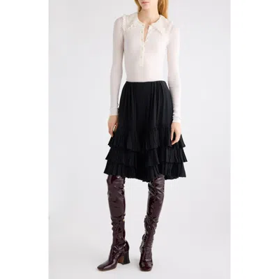 Chloé Superfine Wool Rib Polo