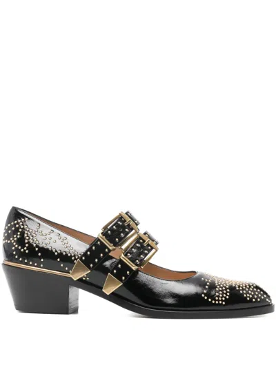 CHLOÉ SUSAN BUCKLE-STRAP PUMPS
