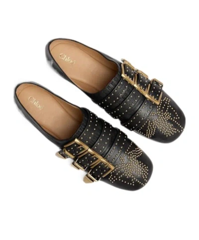 CHLOÉ SUSAN LEATHER BALLERINA FLATS