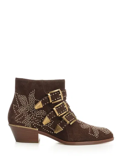 Chloé Susan Short Boot Boots Brown