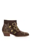 Chloé Susan Short Boot Boots Brown