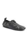 Chloé Susan Studded Leather Flats In Black