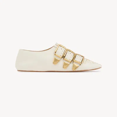 Chloé Susanna Flat In White