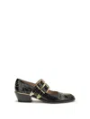 Chloé Chloe Elegant Pumps With Leather Construction And 4cm Heel Height In Black