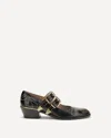 Chloé Chloe Elegant Pumps With Leather Construction And 4cm Heel Height In Black