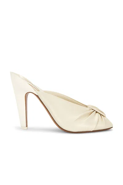 Chloé Suzie Open Toe Mule In White