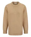 Chloé Chloe Skin Pink Cashmere Blend Oversize Sweater In Beige