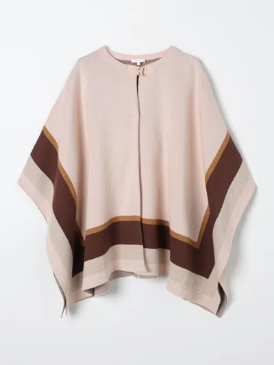 Chloé Cape Fille Rose Taille 6 100% Coton In Pink