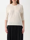 Chloé Henley Knit Top In Milch