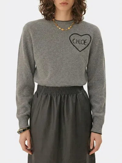 CHLOÉ 毛衣 CHLOÉ 女士 颜色 灰色,H78730020