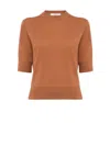 Chloé Crewneck Knitewear Knitwear Brown In Brown