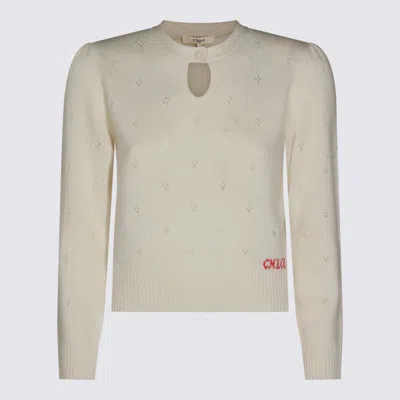CHLOÉ SWEATERS ICONIC MILK