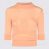 Chloé Sweaters Peach Orange In Pink