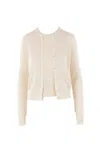 Chloé Open-knit Cardigan In Neutral
