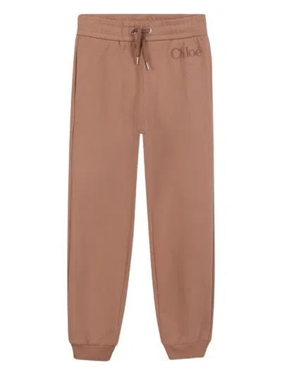 CHLOÉ SWEATPANTS WITH LOGO CHLOE