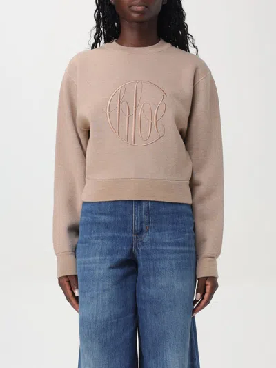 Chloé Sweaters In Straw Beige