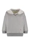 Chloé Sweatshirt In Cotton Blend In Gray