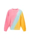 Chloé Printed Jumper Pink Size Xs 100% Cotton In Multicolor Pink 1