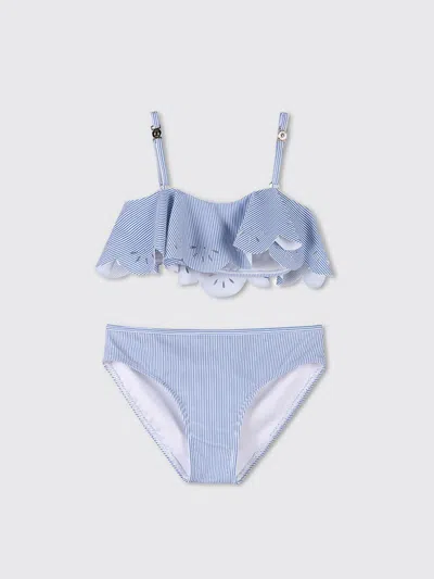 CHLOÉ SWIMSUIT CHLOÉ KIDS COLOR BLUE,G68219009