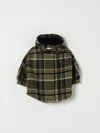 Chloé Green Cape For Baby Girl With Logo In Green