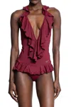 Chloé Chloe' Women Chloe' Red Swimwear In Burgundy
