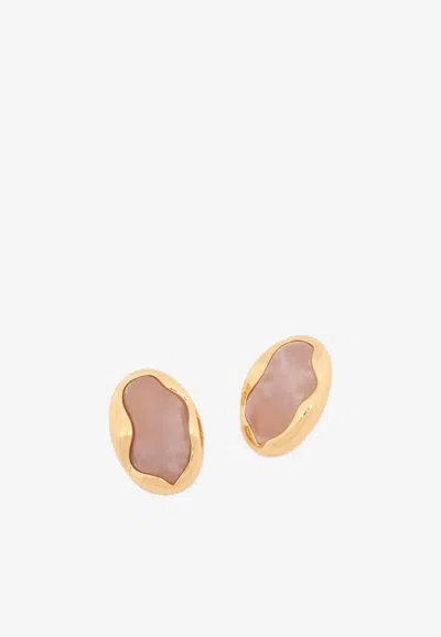 Chloé Sybil Clip-on Earrings In Gold