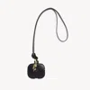Chloé Symbols Snake Earpods Case In Grained Leather Black Size Onesize 100% Bubalus Bubalis, Farmed, In Black