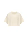 Chloé Biologic Cotton T-shirt With Frontal Logo Patch