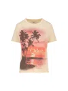 Chloé Graphic Illustration Crew Neck T-shirt In White