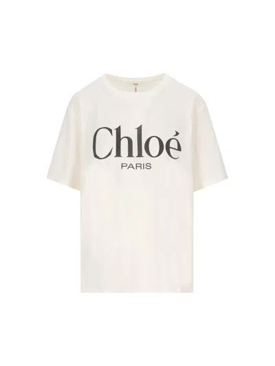 CHLOÉ CHLOÉ T-SHIRT AND POLO SHIRT