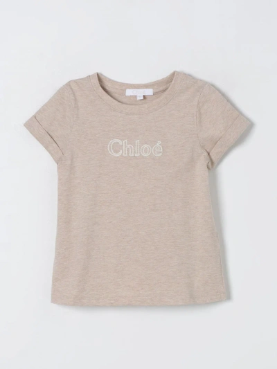 Chloé T-shirt  Kids Colour Beige