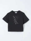 Chloé Kids' Girls Star Print T-shirt In Black