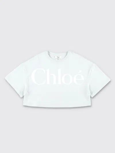 Chloé T-shirt  Kids Color Grey In Grau