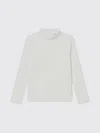 Chloé White Top With High Neck And Ruffles In White