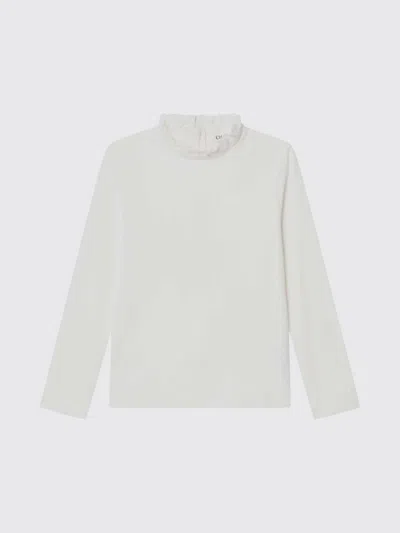 CHLOÉ T-SHIRT CHLOÉ KIDS COLOR WHITE,H51367001