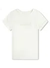 Chloé Logo-embroidered Jersey T-shirt In White